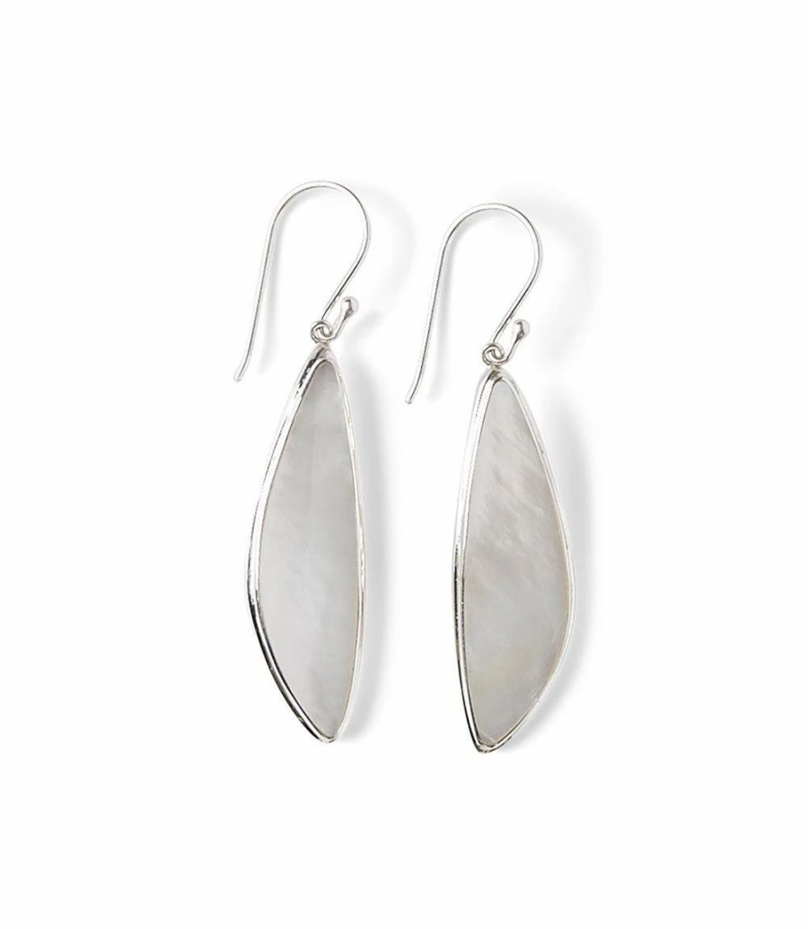 Accessories * | Karen Kane Scalene Drop Earrings Mother Of Pearl