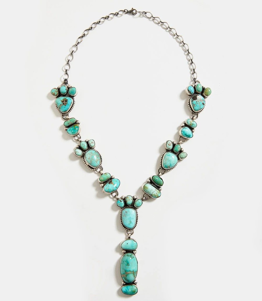 Accessories * | Karen Kane Carico Lake Stone Lariat Necklace Turquoise