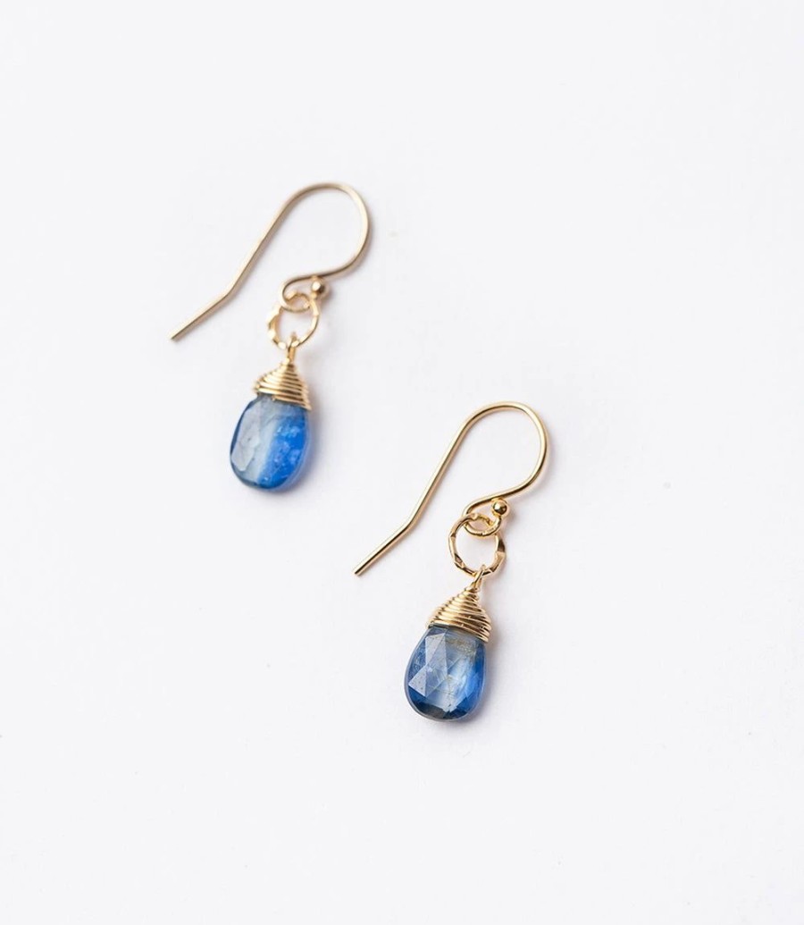 Accessories * | Karen Kane Kyanite Pendant Earrings Gold