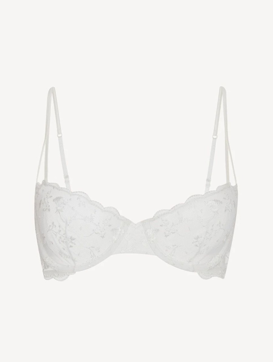 Bras * | Midnight Botanica Balconette Bra In Lys With Embroidered Tulle