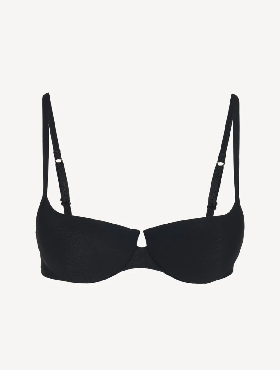 Bras * | Up Date Balconette Bra In Black