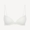 Bras * | Maison Contouring Push-Up Bra In Off-White Stretch Tulle