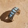 Accessories * | Karen Kane Stone Cuff Bracelet Turquoise