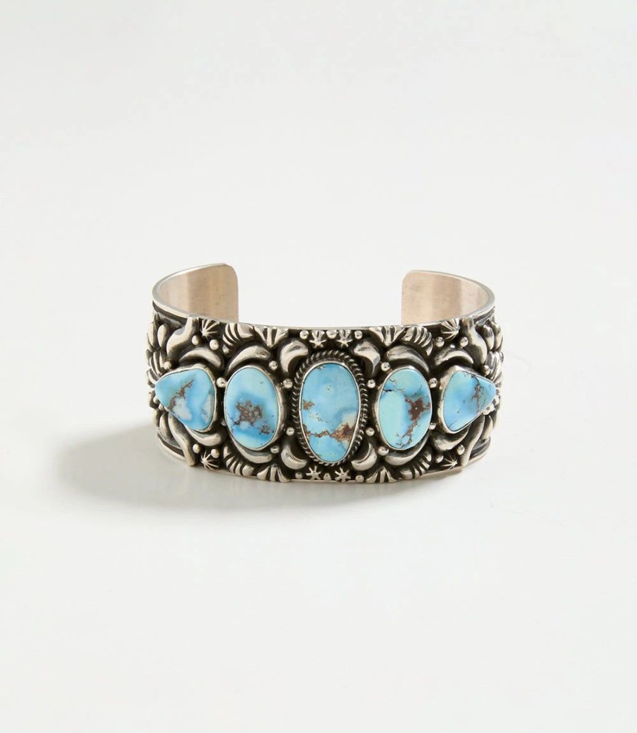 Accessories * | Karen Kane Stone Cuff Bracelet Turquoise