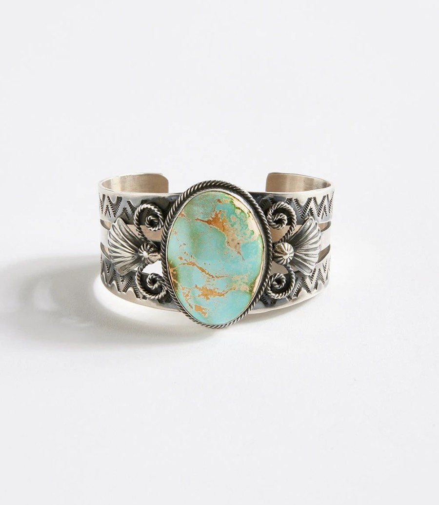 Accessories * | Karen Kane Stone Cuff Bracelet Turquoise