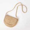 Accessories * | Karen Kane Raffia Crossbody Bag Natural