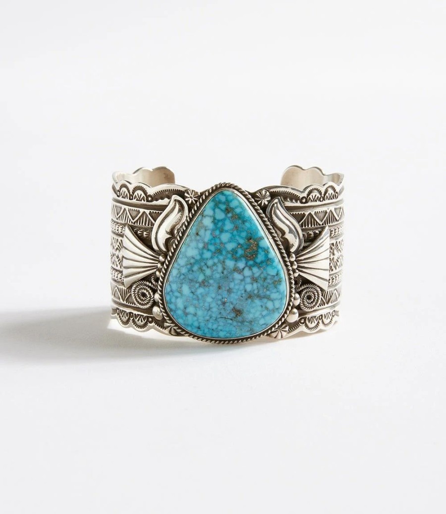 Accessories * | Karen Kane Stone Cuff Bracelet Turquoise