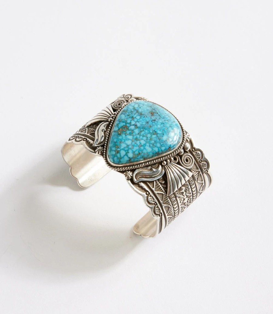 Accessories * | Karen Kane Stone Cuff Bracelet Turquoise