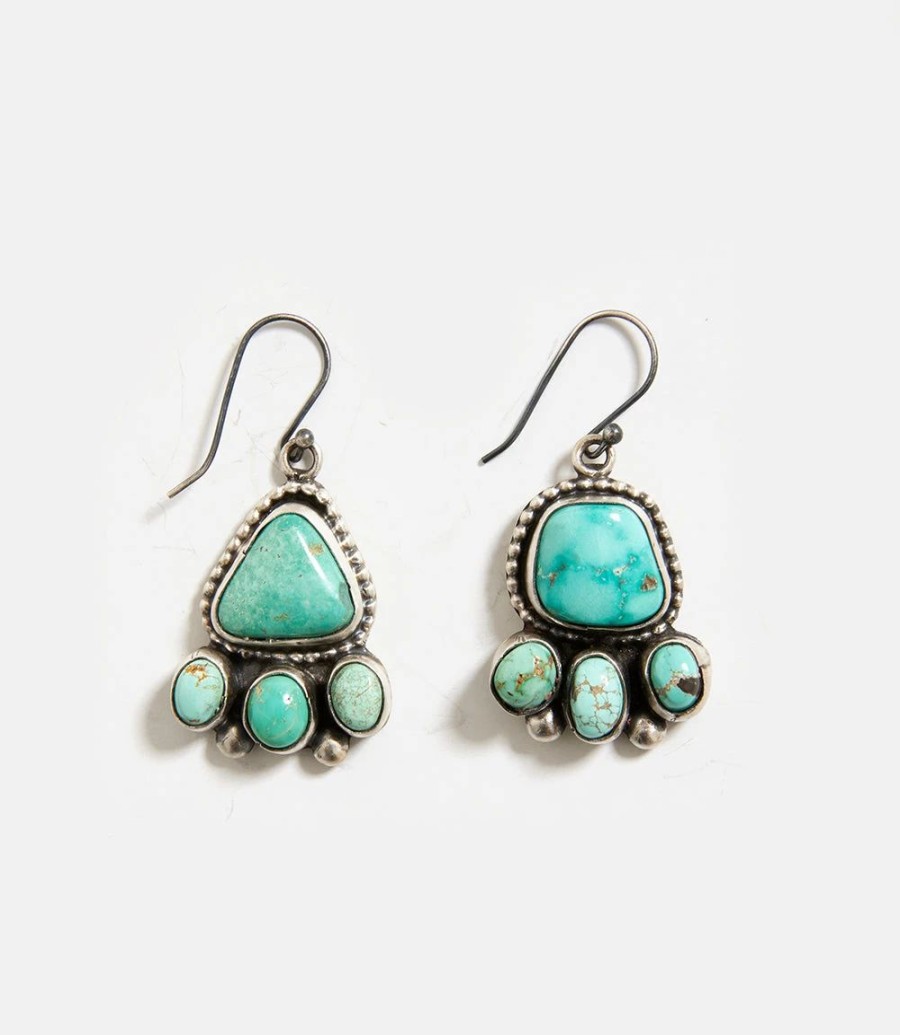 Accessories * | Karen Kane Carico Lake Turqouise Dangle Earrings Turquoise