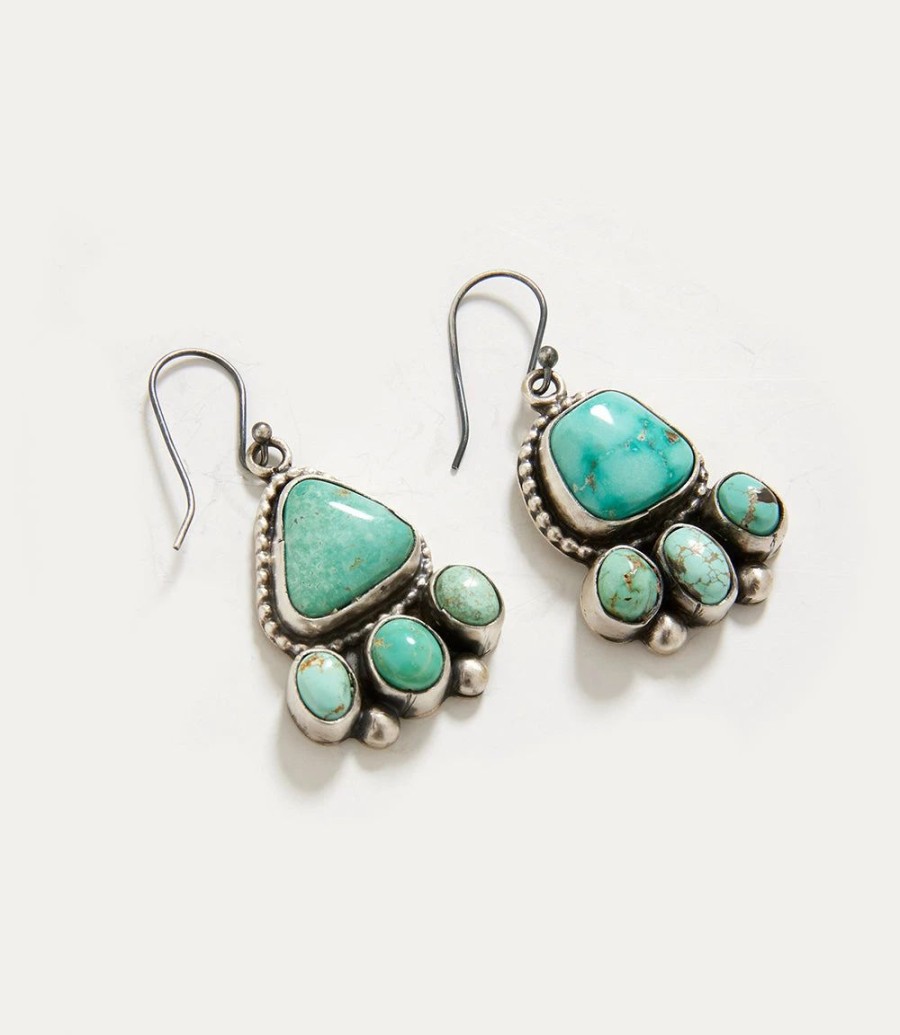 Accessories * | Karen Kane Carico Lake Turqouise Dangle Earrings Turquoise