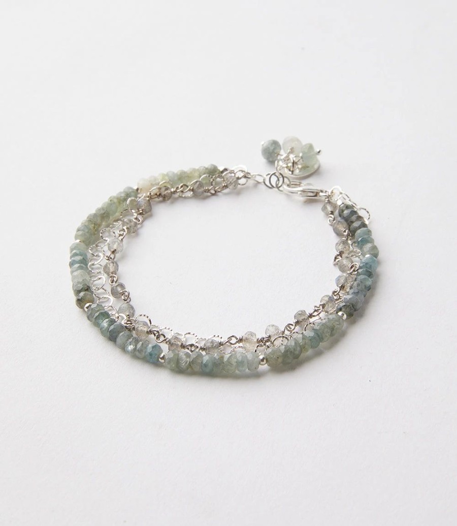 Accessories * | Karen Kane Aquamarine Crystal Bracelet Multi Color