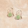 Accessories * | Karen Kane Druzy Crystal Earrings Green