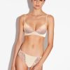 Bras * | Midnight Botanica Bralette In Halo And Ivory Nude With Embroidered Tulle