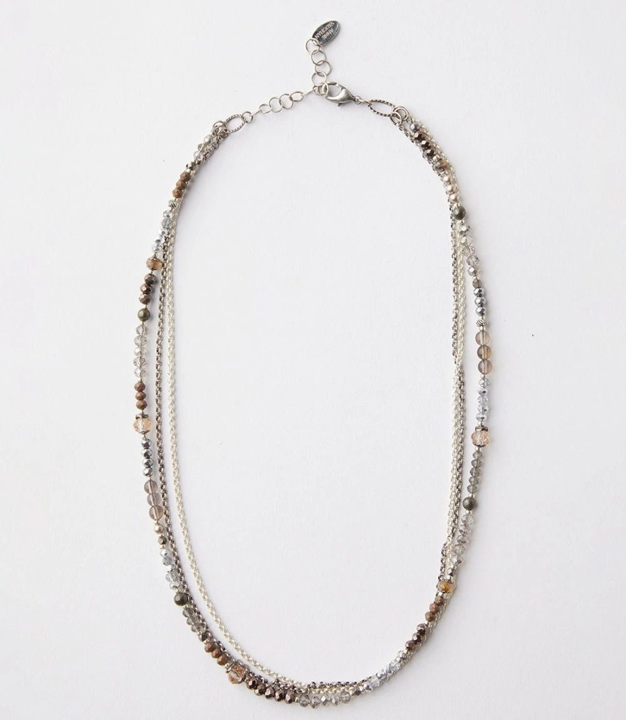 Accessories * | Karen Kane Beaded Multistrand Necklace Multi Color