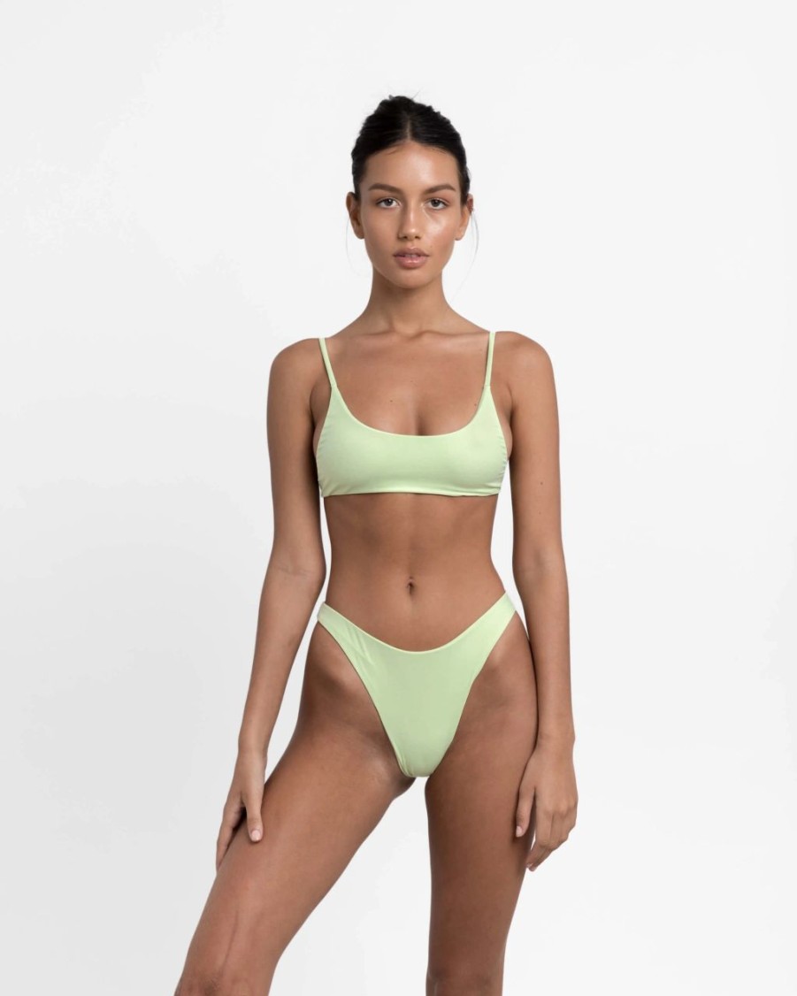 Bottoms * | Sculpt Swim Rosedale Pistachio Bottom