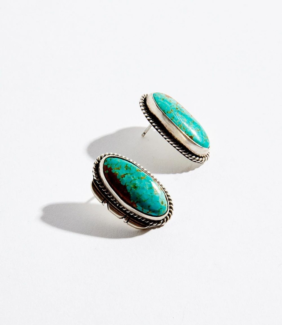 Accessories * | Karen Kane Stone Earrings Turquoise