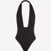 One-Piece Bathing Suits * | Etoile Halter Neck Swimsuit In Black