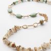 Accessories * | Karen Kane Beaded Quartz Necklace Aqua