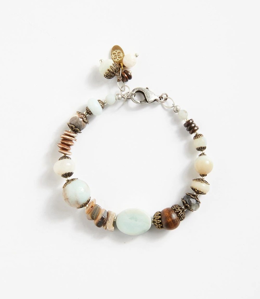 Accessories * | Karen Kane Stone And Shell Bracelet Multi