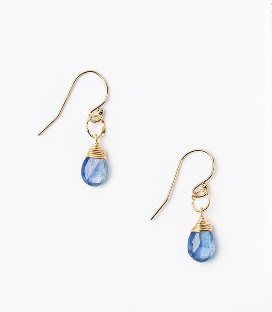 Accessories * | Karen Kane Kyanite Pendant Earrings Gold