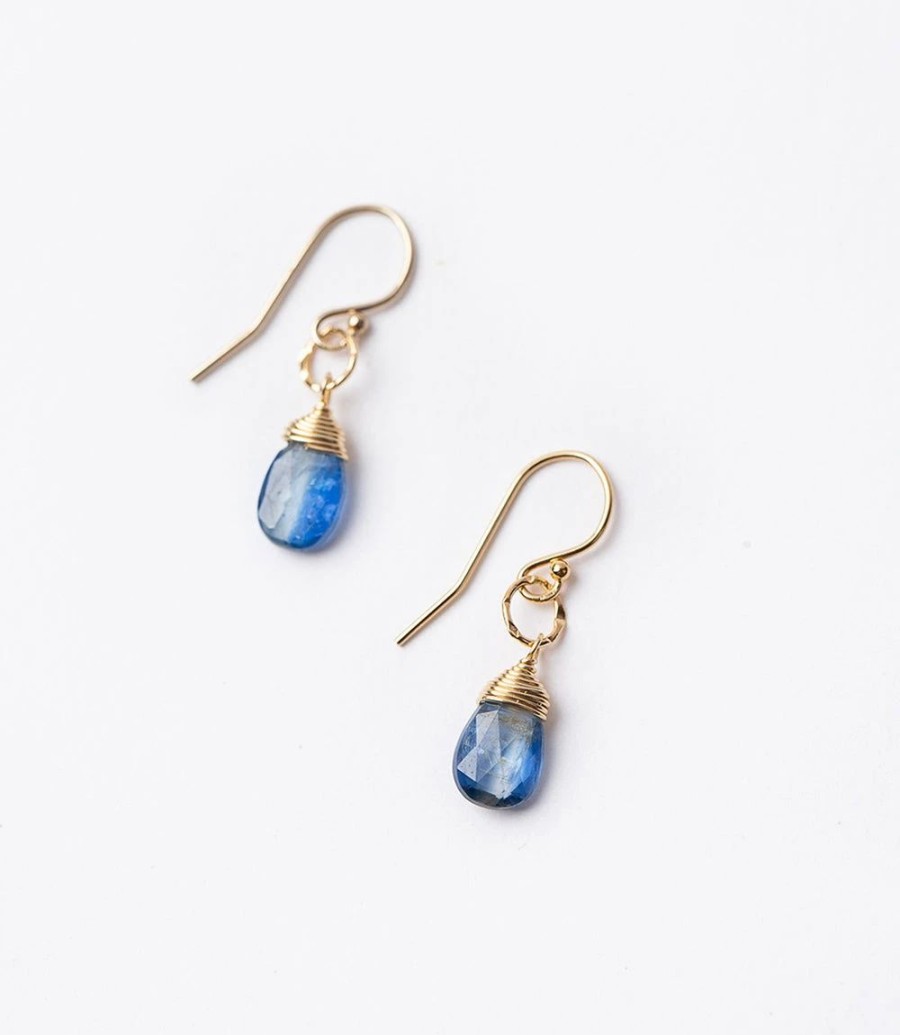 Accessories * | Karen Kane Kyanite Pendant Earrings Gold