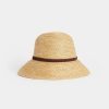 Accessories * | Karen Kane Bucket Hat Natural