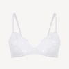 Bras * | Souple White Cotton Non-Wired Bra