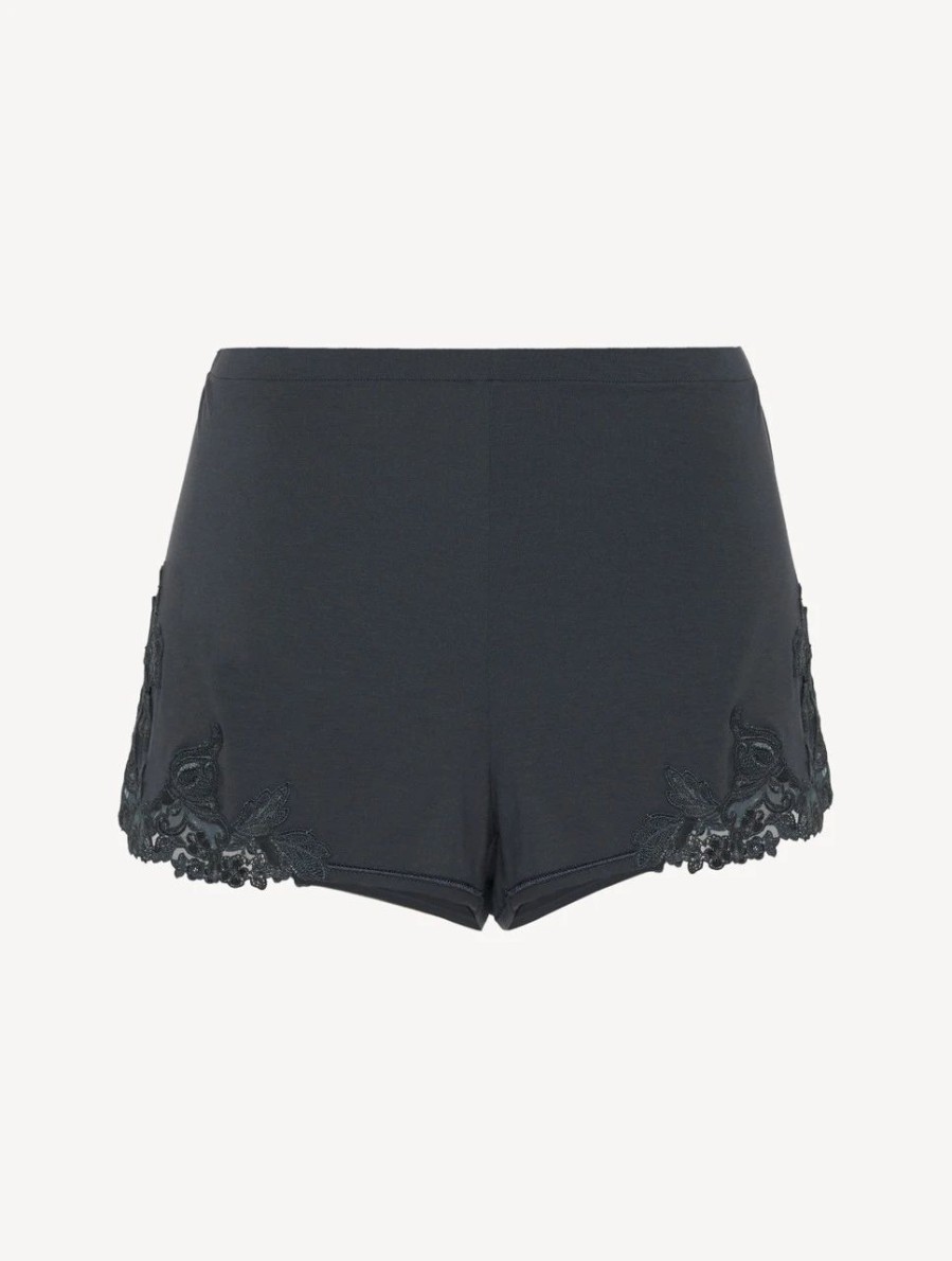 Sleepwear * | Maison@Home Shorts In Charcoal Grey Jersey