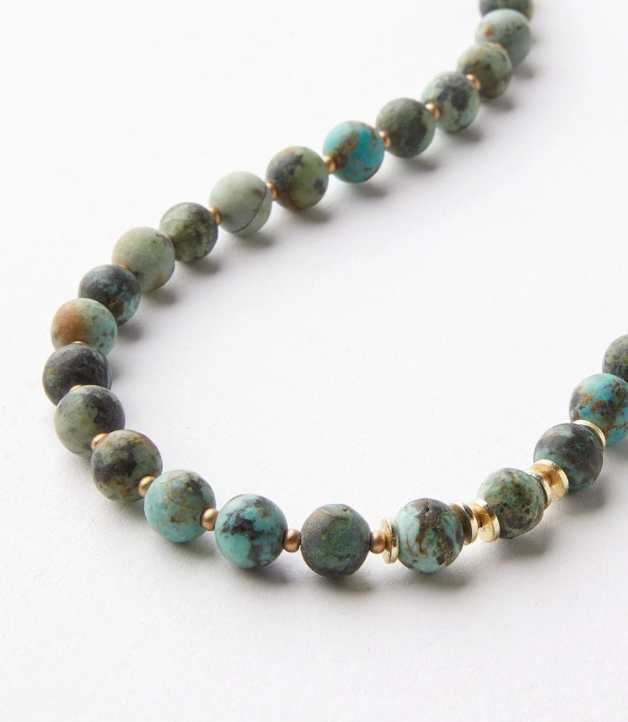 Accessories * | Karen Kane Beaded Necklace Turquoise