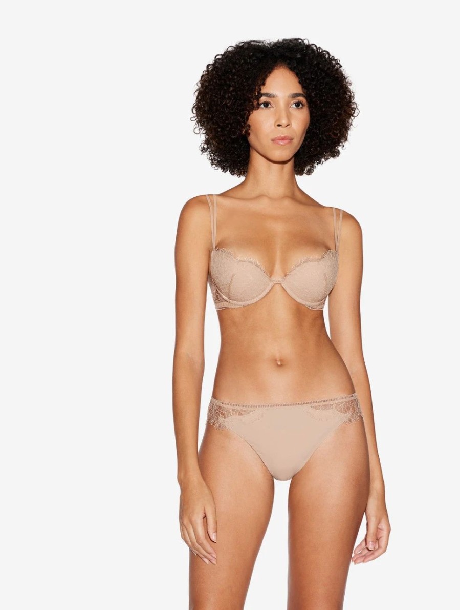 Bras * | Spell On You Push-Up Bra With Lace In Oak Blush