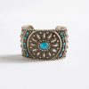 Accessories * | Karen Kane Embellished Stone Cuff Bracelet Turquoise