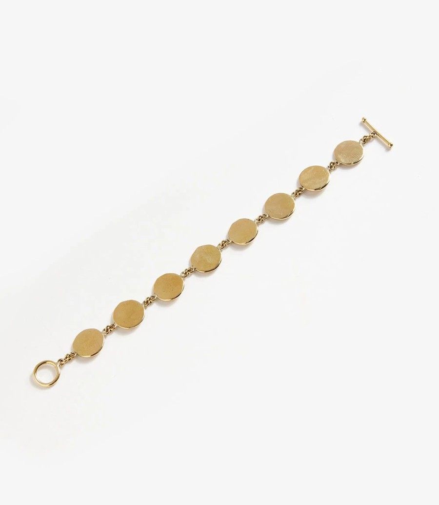 Accessories * | Karen Kane Disc Station Braclet Gold