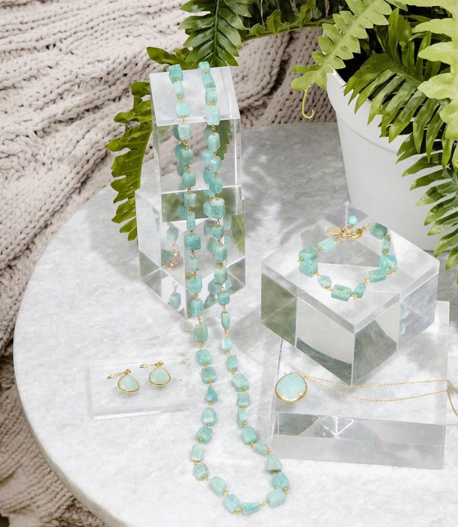 Accessories * | Karen Kane Stone Bracelet Amazonite