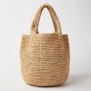 Accessories * | Karen Kane Raffia Tote Bag Natural