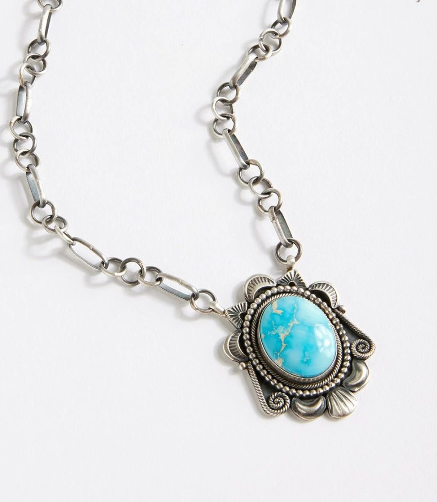 Accessories * | Karen Kane Pendant Necklace Turquoise