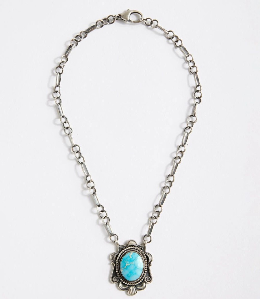 Accessories * | Karen Kane Pendant Necklace Turquoise