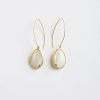 Accessories * | Karen Kane Teardrop Earrings Mother Of Pearl