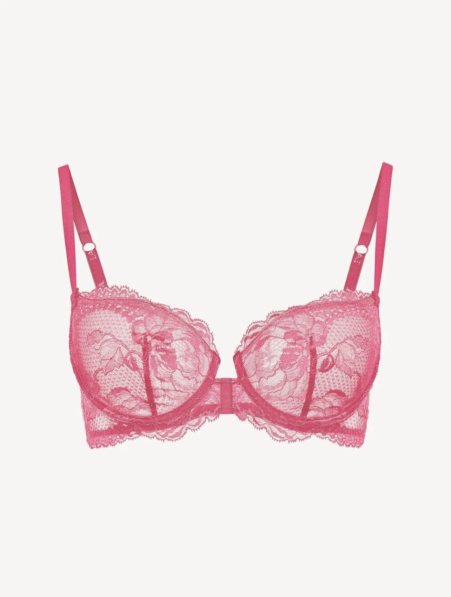 Bras * | Brigitta Wild Orchid Lace Balconette Bra