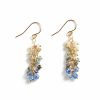 Accessories * | Karen Kane Beaded Cluster Earrings Gold