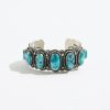 Accessories * | Karen Kane #8 Stone Cuff Bracelet Turquoise