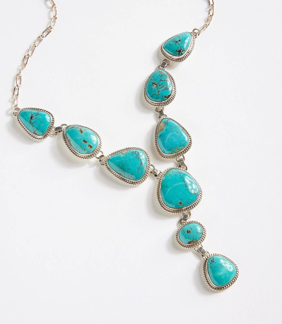 Accessories * | Karen Kane Royston Lariat Necklace Turquoise