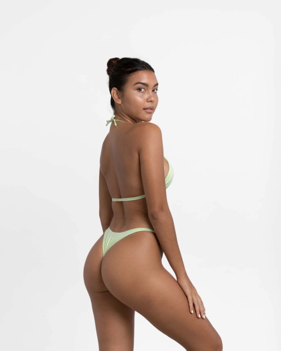 Bottoms * | Sculpt Swim Yorkville Pistachio Bottom