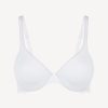 Bras * | Souple White Lace And Cotton Underwired Bra