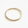 Accessories * | Karen Kane Carved Bangle Bracelet Gold