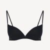 Bras * | Maison Contouring Push-Up Bra In Black Stretch Tulle