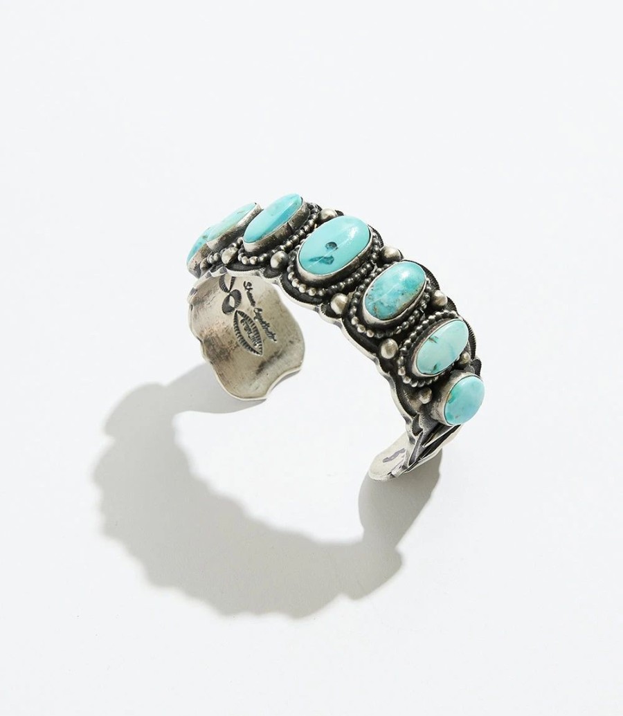 Accessories * | Karen Kane Stone Cuff Bracelet Turquoise