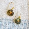 Accessories * | Karen Kane Gemstone Pear Drop Earrings Labradorite