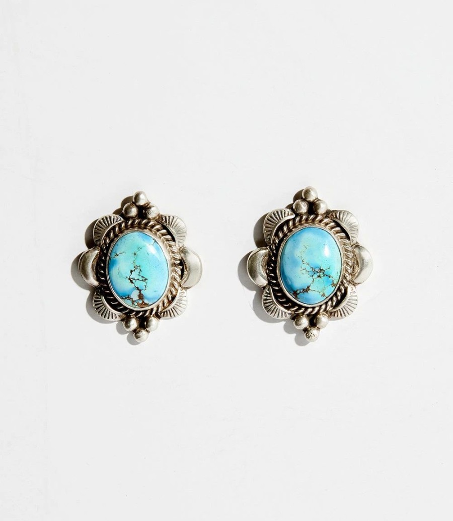 Accessories * | Karen Kane Turquoiose Stone Earrings Turquoise