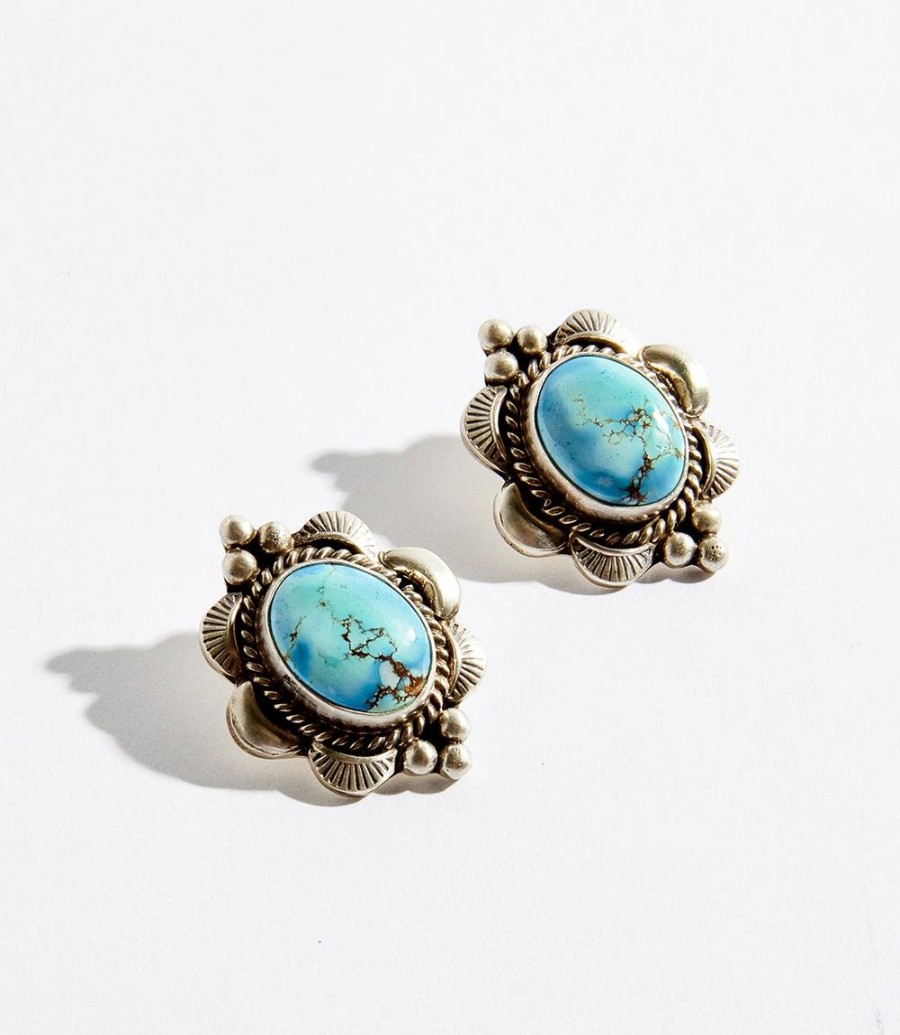 Accessories * | Karen Kane Turquoiose Stone Earrings Turquoise