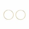 Accessories * | Karen Kane Large Hoop Earrings Gold